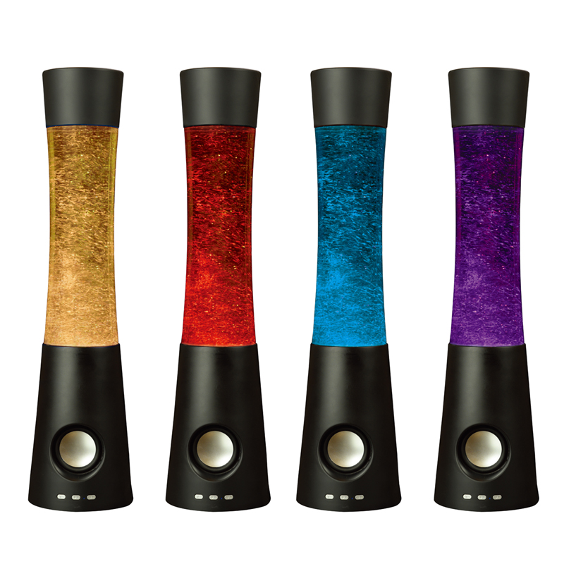 LED Glitter Lamp Bluetooth Speaker