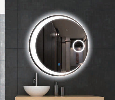 Smart LED bathroom mirrors
