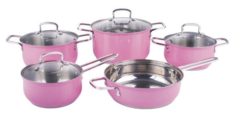 Stainles steel Cookware set 9pcs