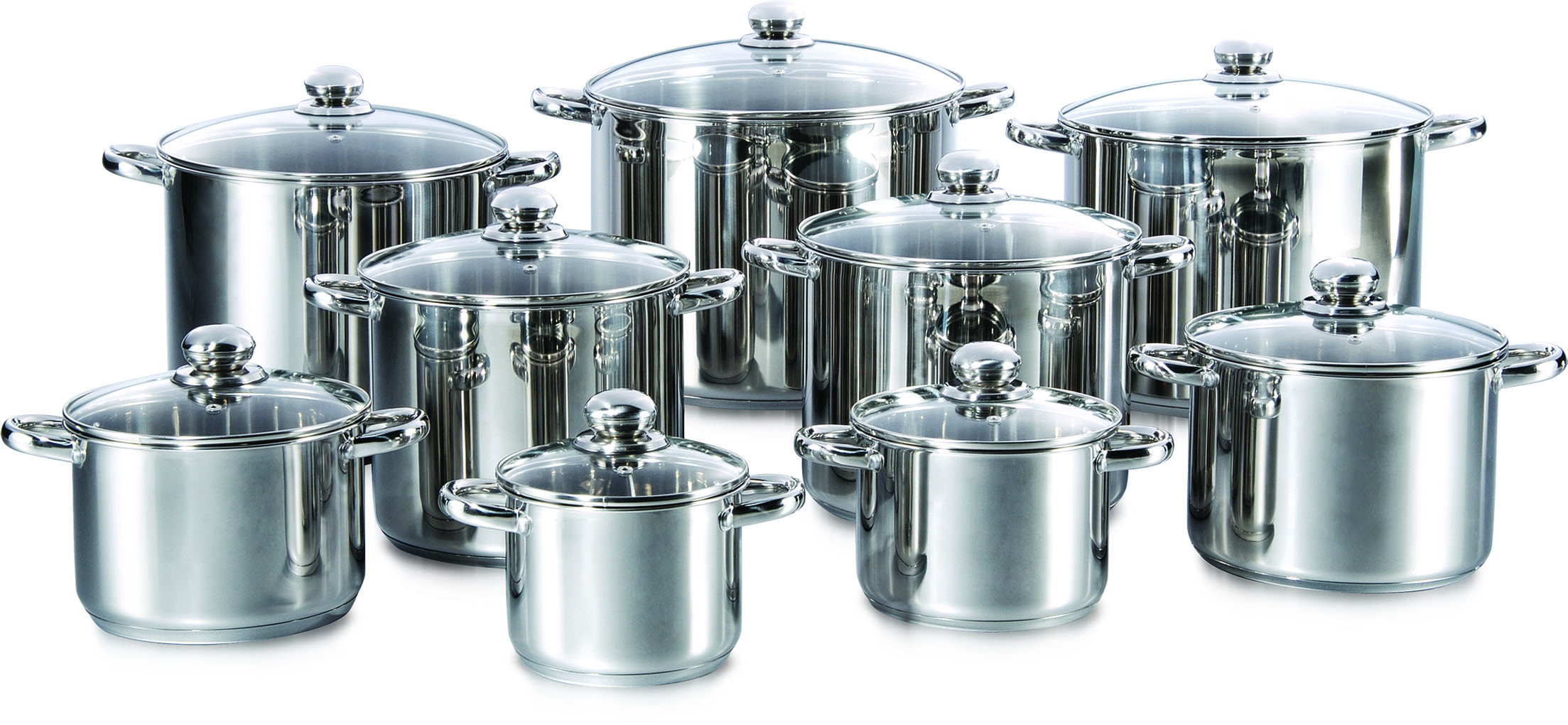 Stainless steel storage pot series