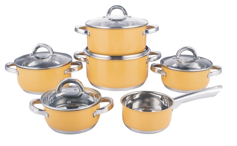 Stainless steel cookware set 11pcs