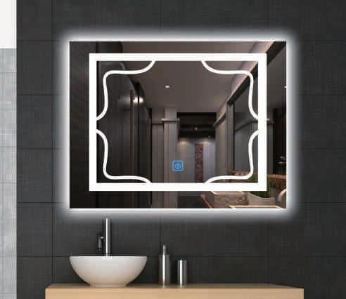 Smart LED bathroom mirrors