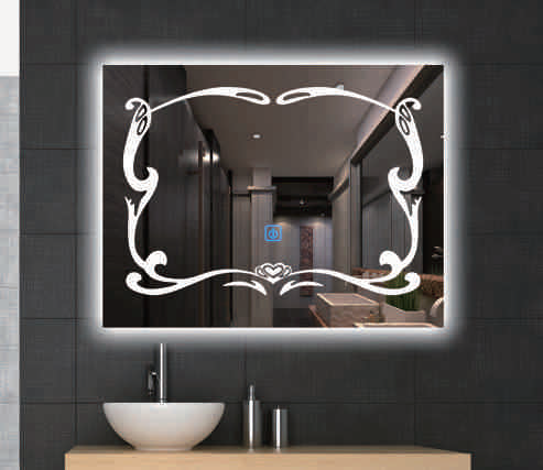 Smart LED bathroom mirrors