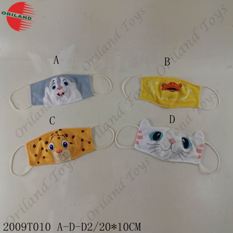Kids masks with patterned cute animals face good quality mask