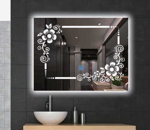 LED mirror smart bathroom mirrors