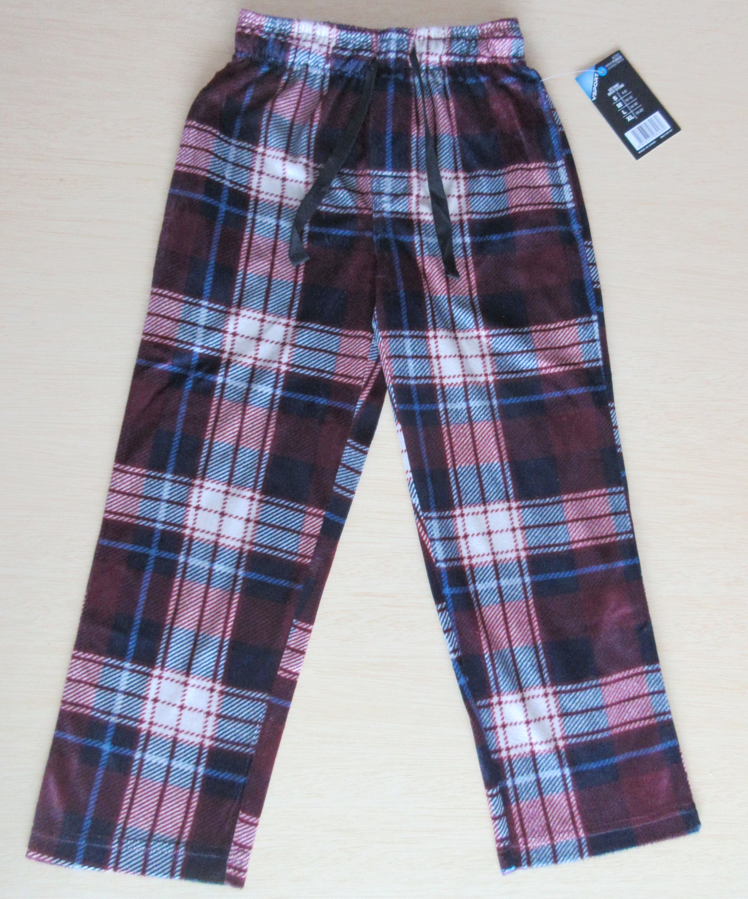 Pant boys pants casual plaid pajama checker print pants for kids Minky fleece pants