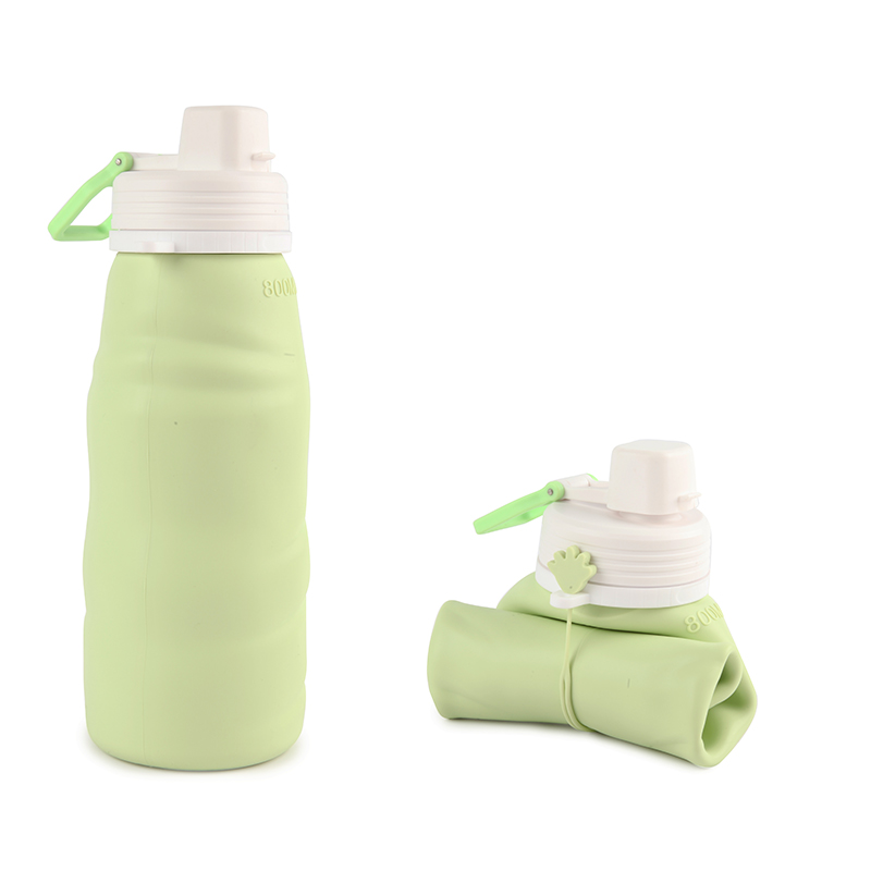 GOX sports collapsible silicone water bottle BPA free for outdoor sports