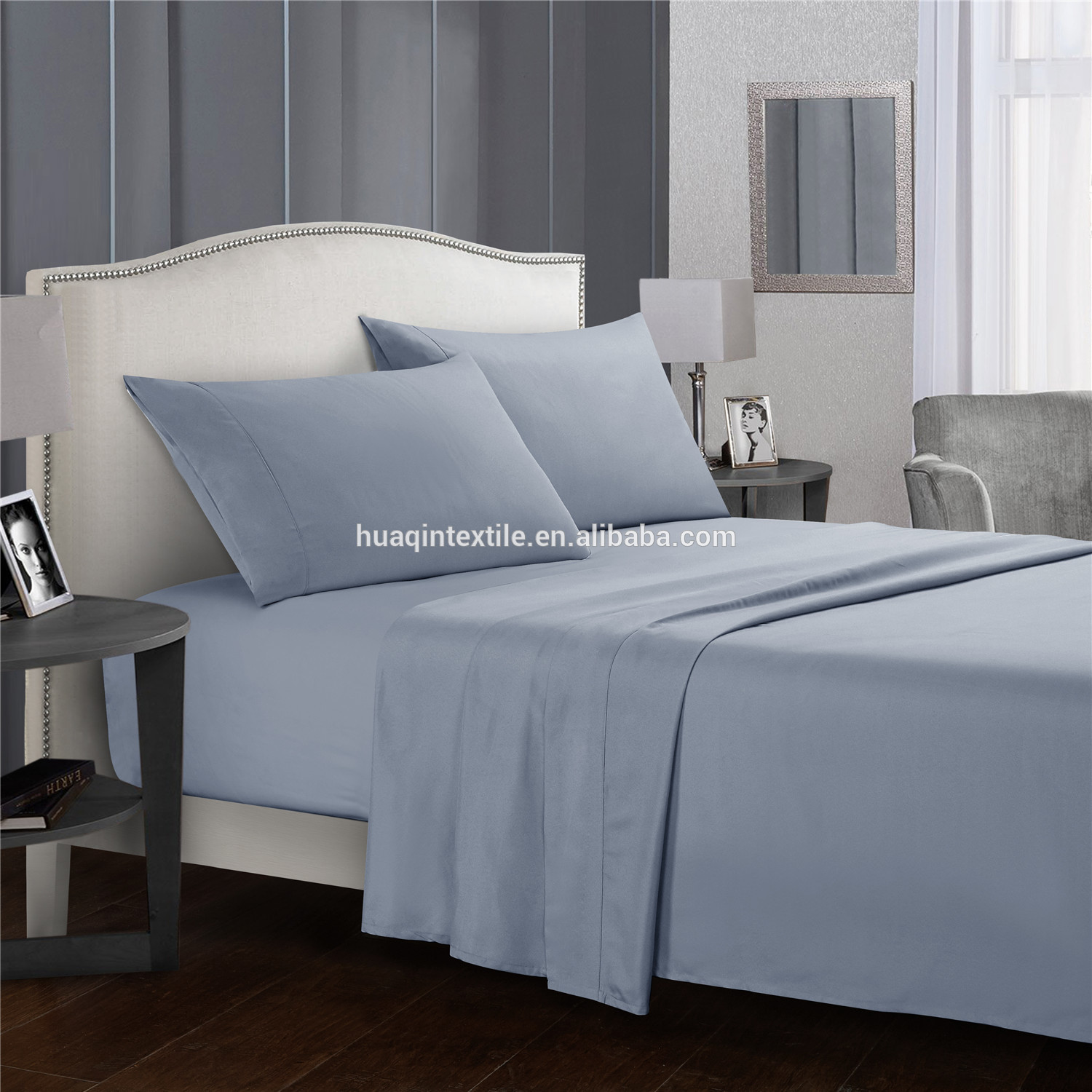 Brushed bedding set