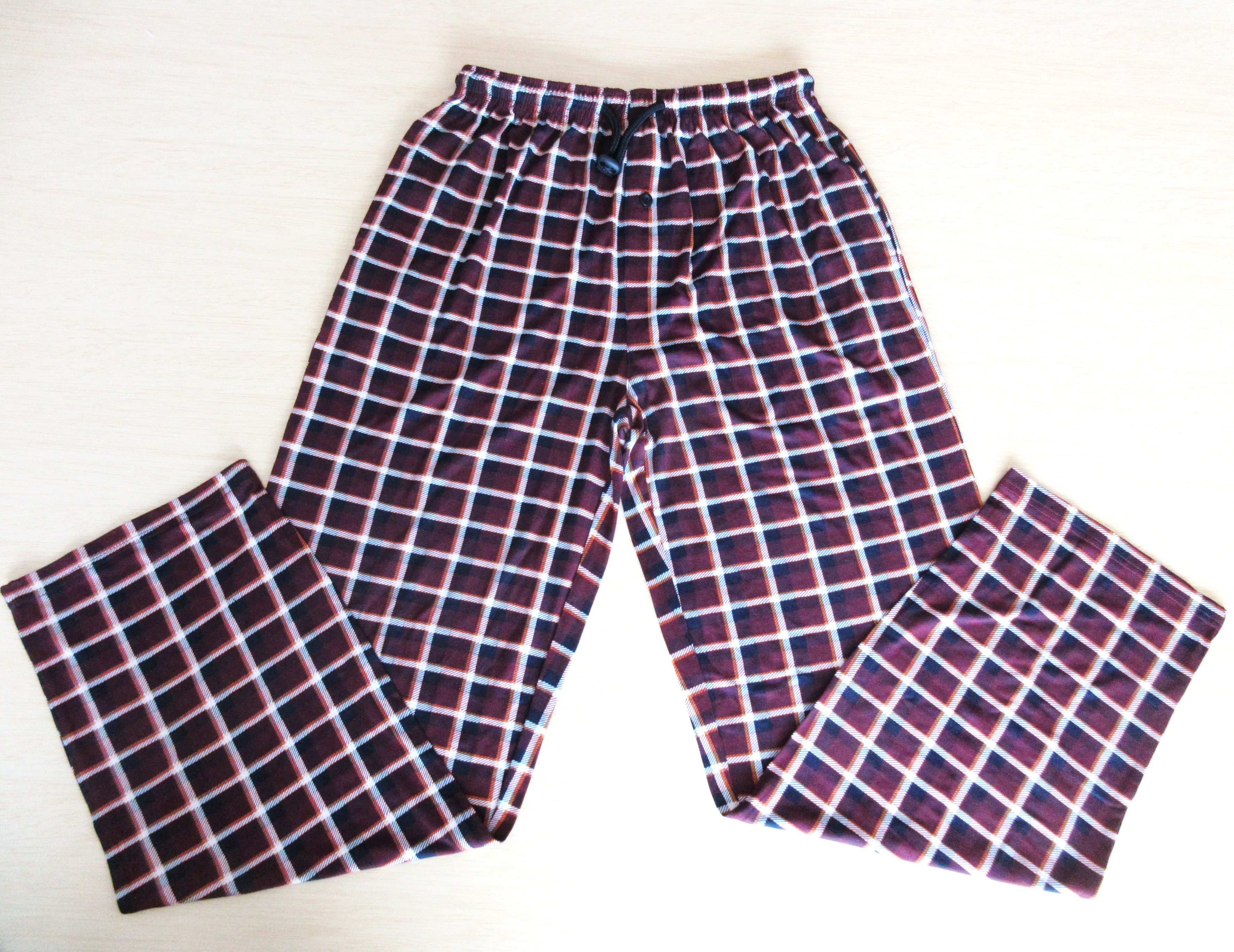 Pant super soft lounge pants men with custom plaid pajama pants, Minky fleece pants