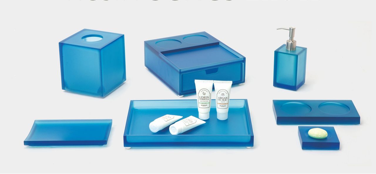 luxury resin bathroom accessories for hotel