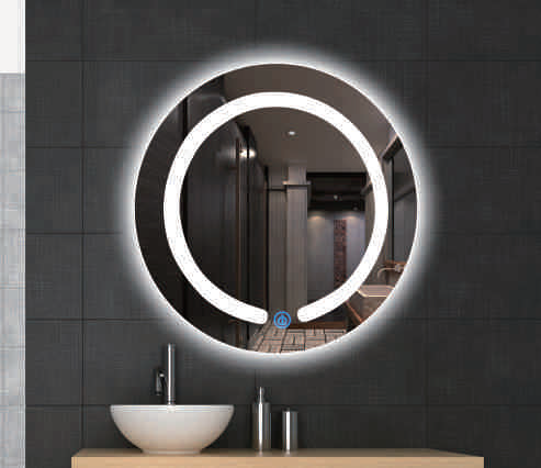 Smart LED bathroom mirrors