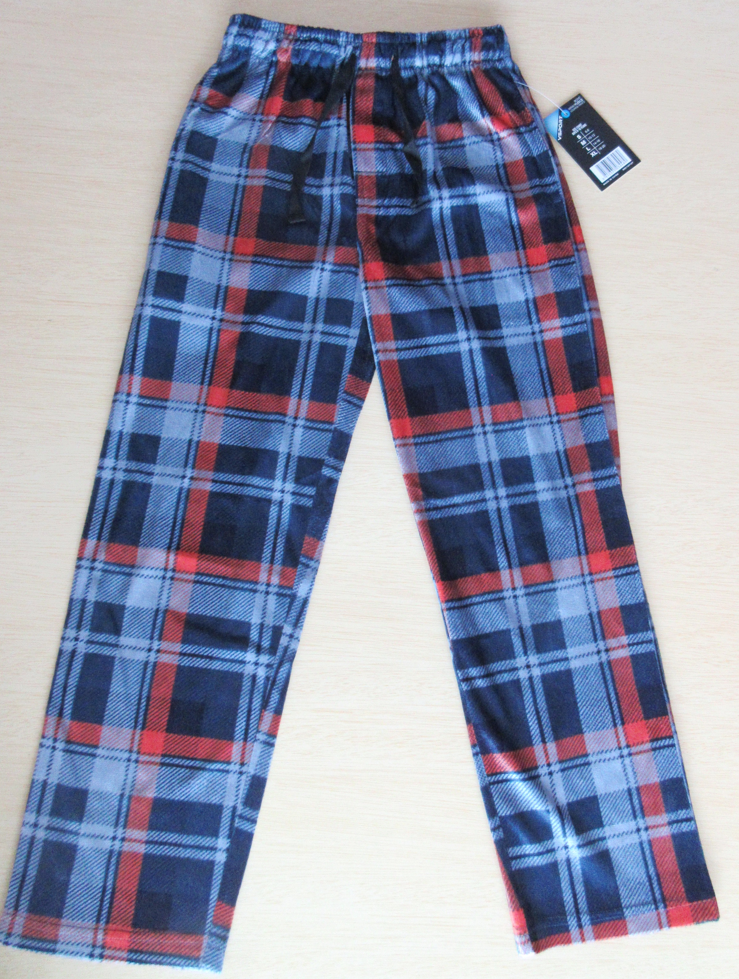 Pant boys drawstring lounge pants plaid colorblock pant super soft minky fleece