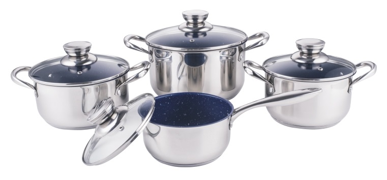 Straight shape cookware set 8pcs