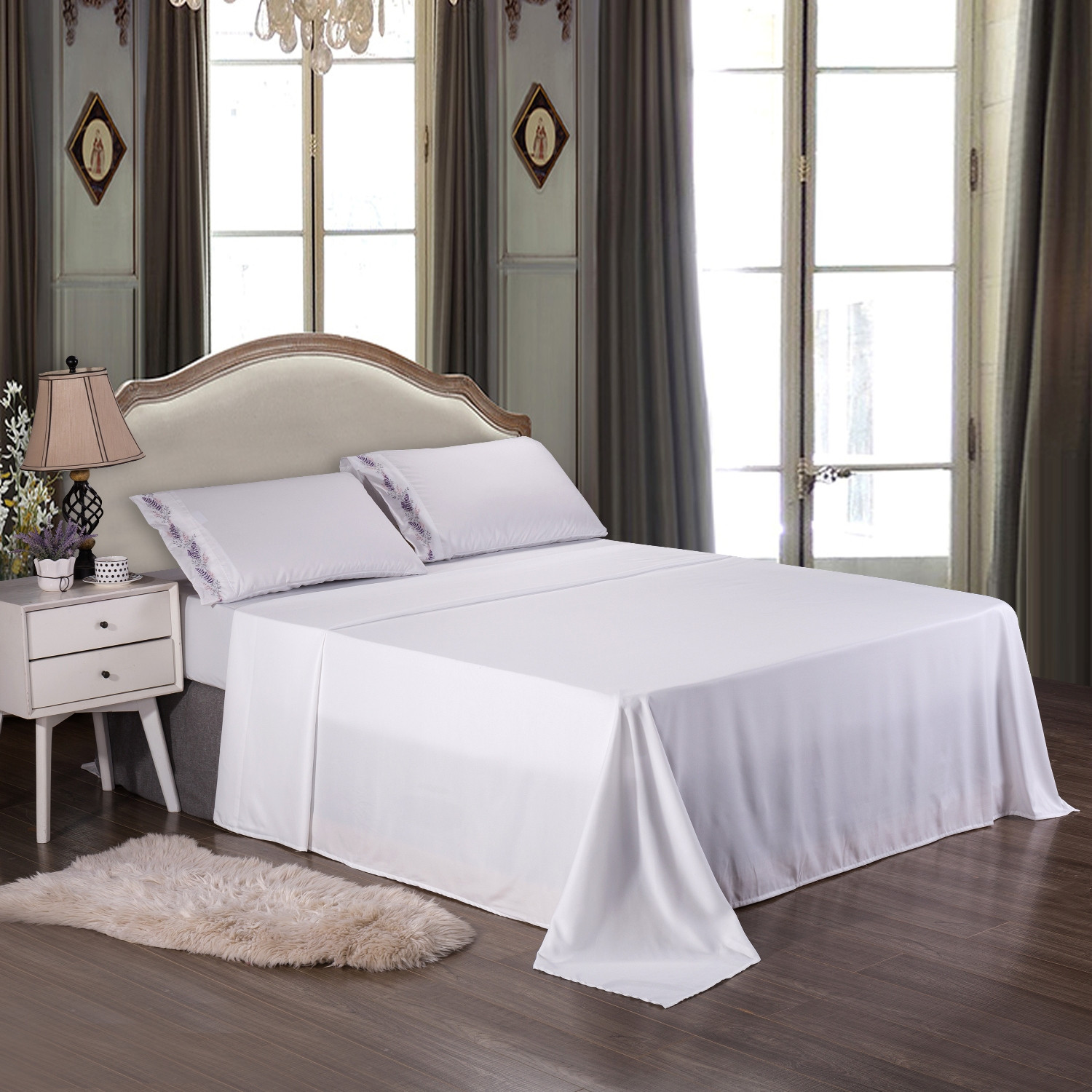 Printed bedding set