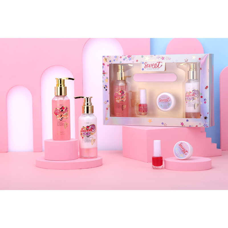Body skin care and nail manicure all in one set for girl