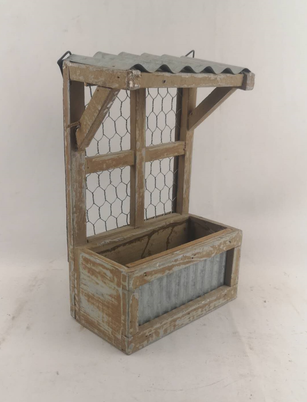 wooden planter