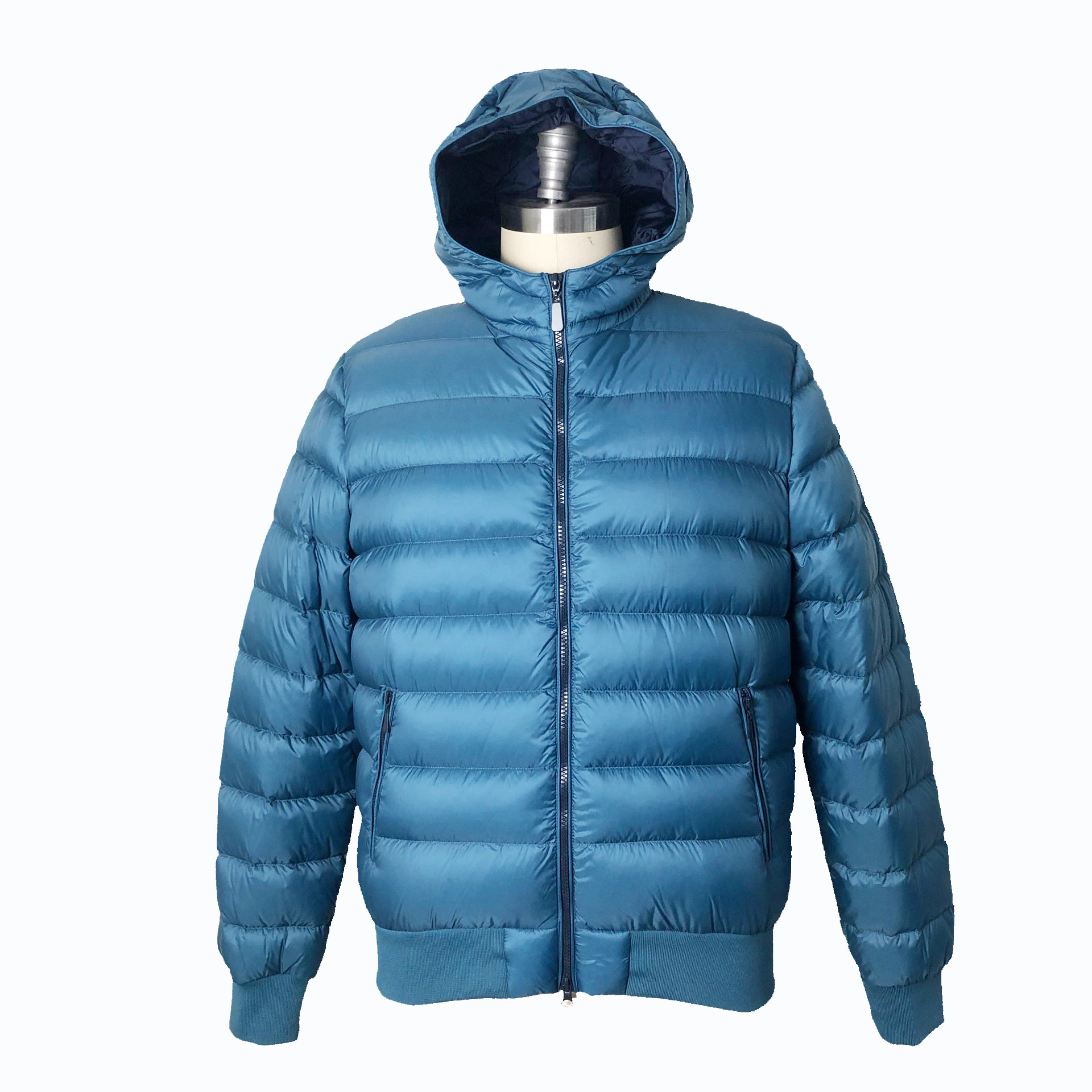Winter Mens Classic Quilted Short Coat Sporty Collar Duck Down Jacket
