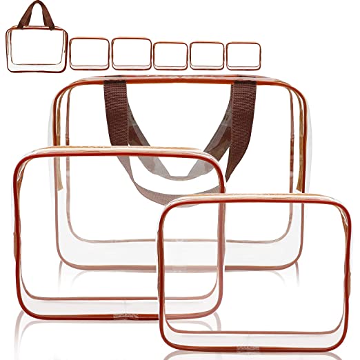 Good Price Clear Handbag Purse Transparent Pocketbook Carry Bag Great for Work Events Makeup