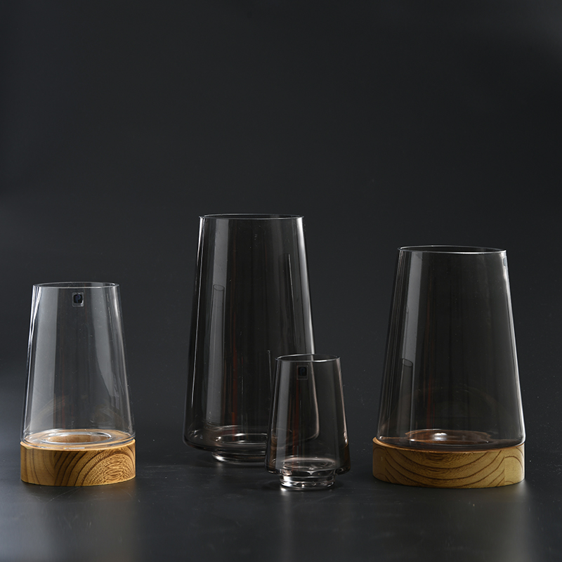 glass candlestick
