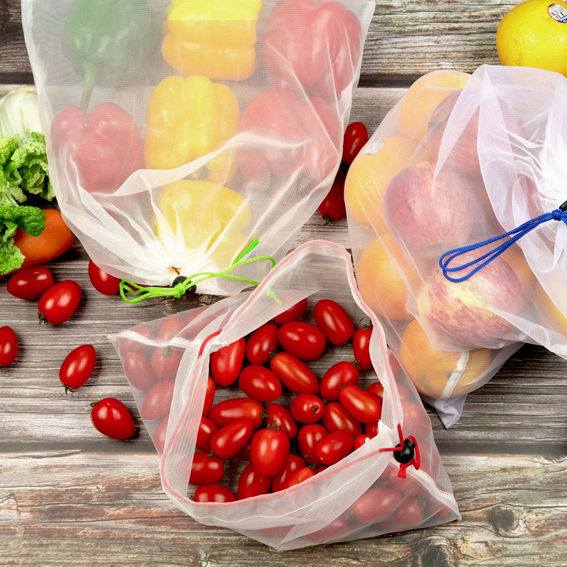 reusable mesh fruit bags