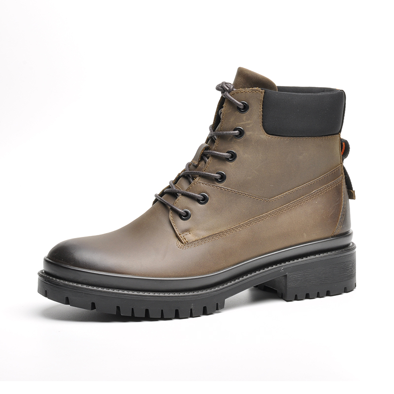 High Platform Ladies business casual ankle boot W530B-02
