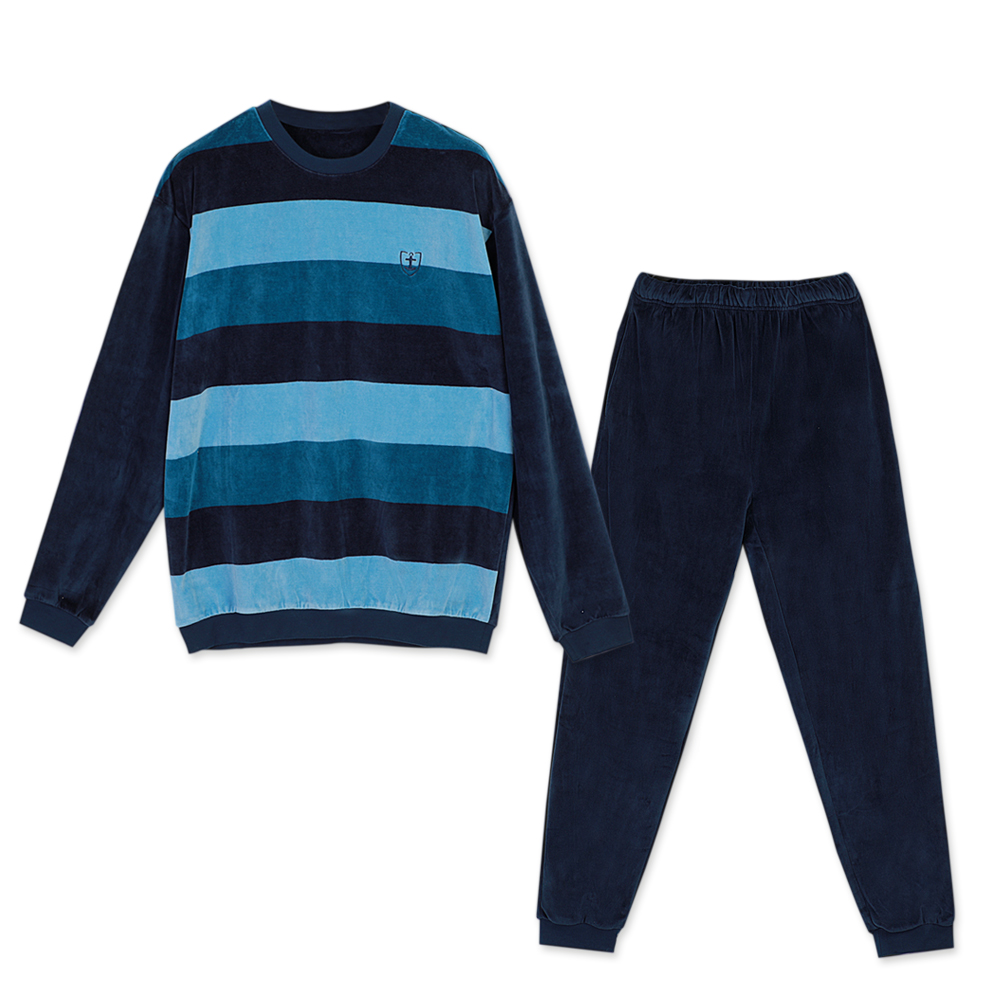 010-Men's sleep wear, home wear, velvet， pajama