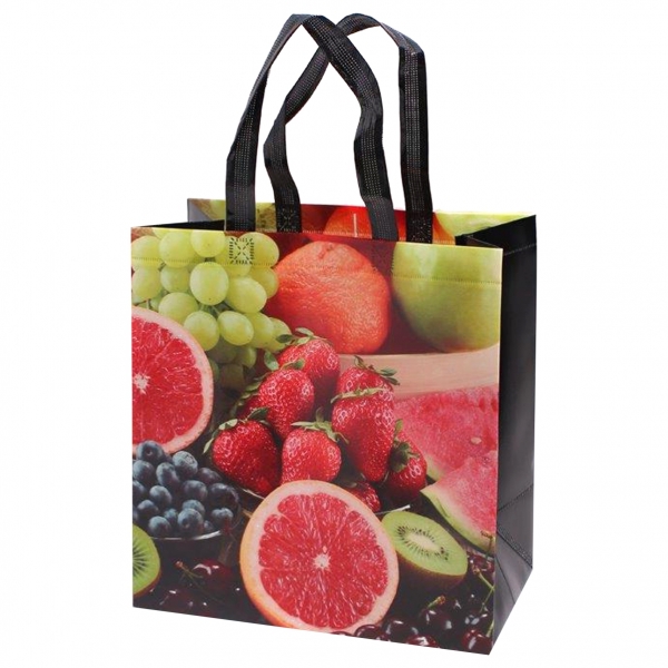 Recycled Pet Bottle Extracted Fiber Low Carbon Rpet Lamination Tote Shopping Bag