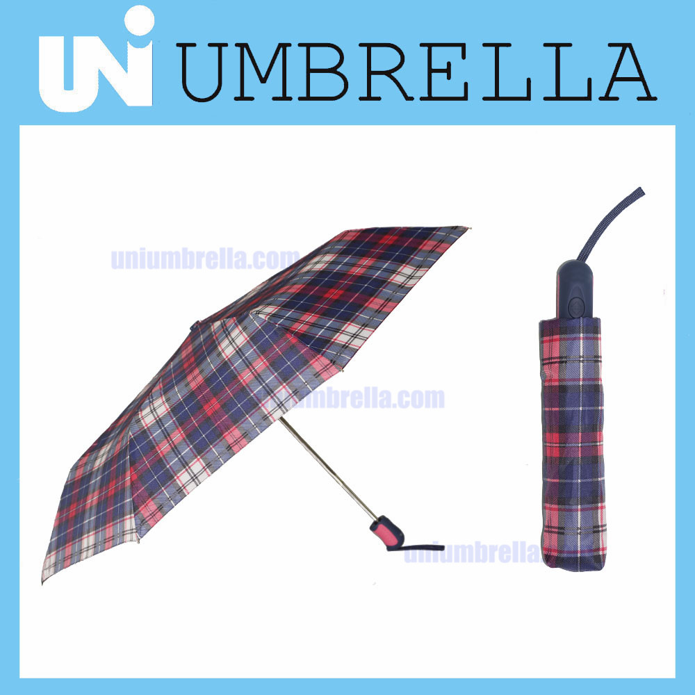 UNI0149 3 folding auto open umbrella
