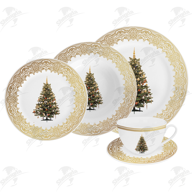 20pcs Dinner Set With Christmas Design