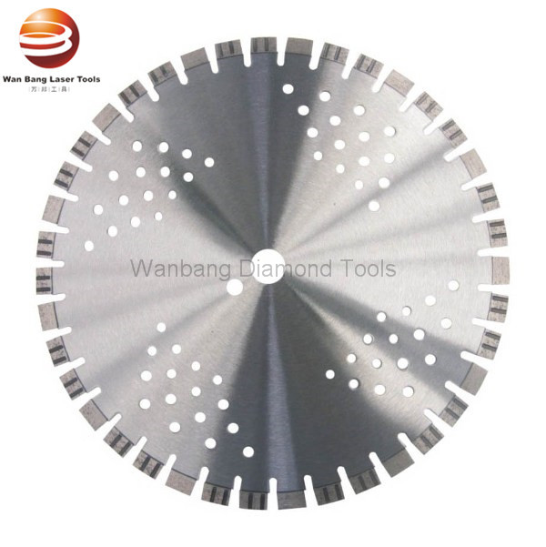 300-500mm Laser welded diamond saw blade for concete wet & dry cutting