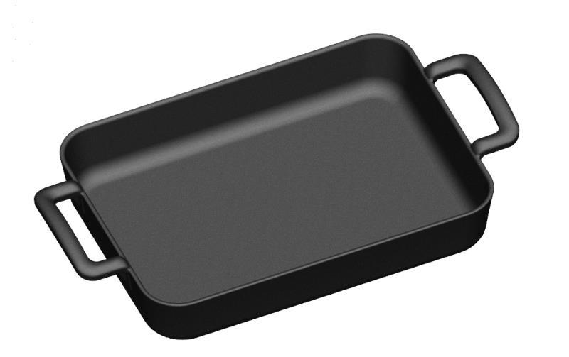 19x13cm Cast Iron Rectangle Baking Dish