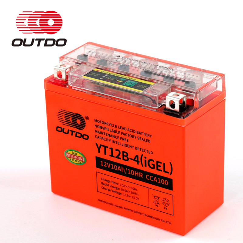 OUTDO iGEL Motorcycle Battery (Intelligent Detected)
