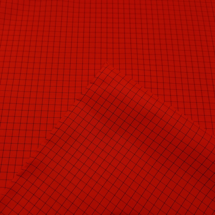 Anti-static plaid polyester cotton uniform fabric