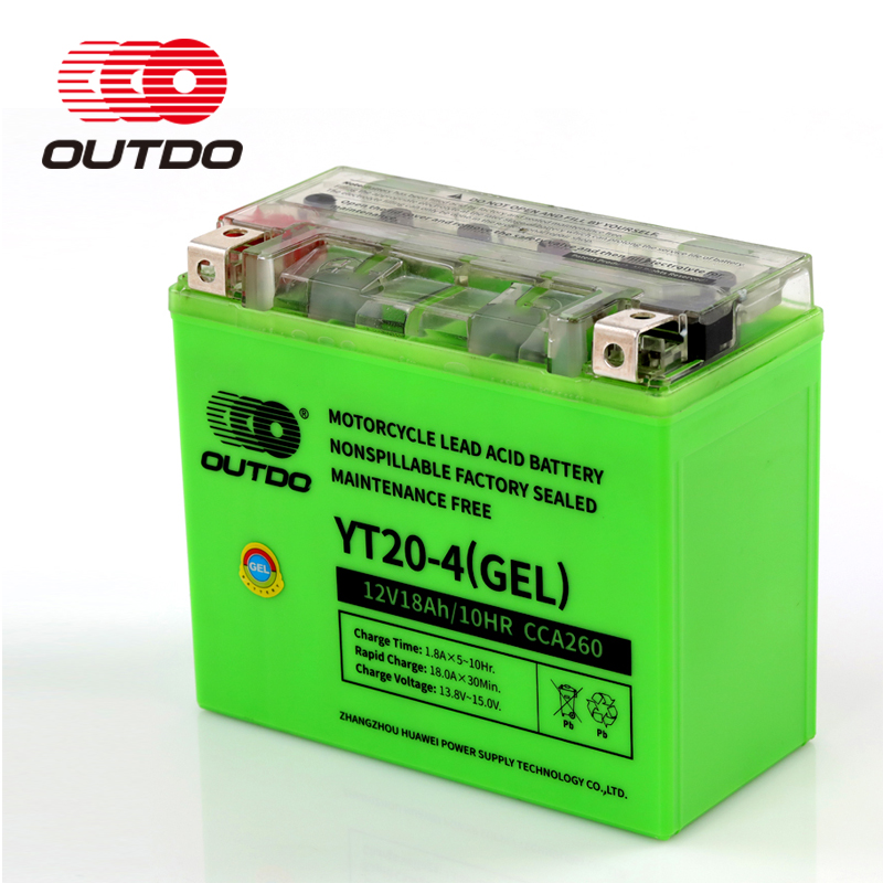 OUTDO GEL battery for motorcycle(GEL motorcycle battery)