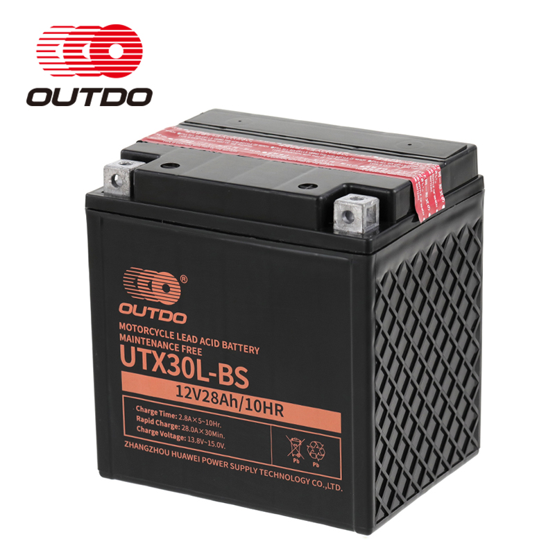OUTDO Dry Charged Maintenance Free motorcycle Battery （2 WHEELERS BATTERY）