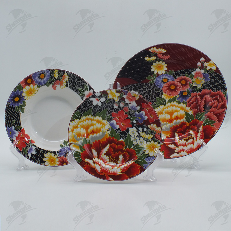 18pcs Dinner Set With Orient Design