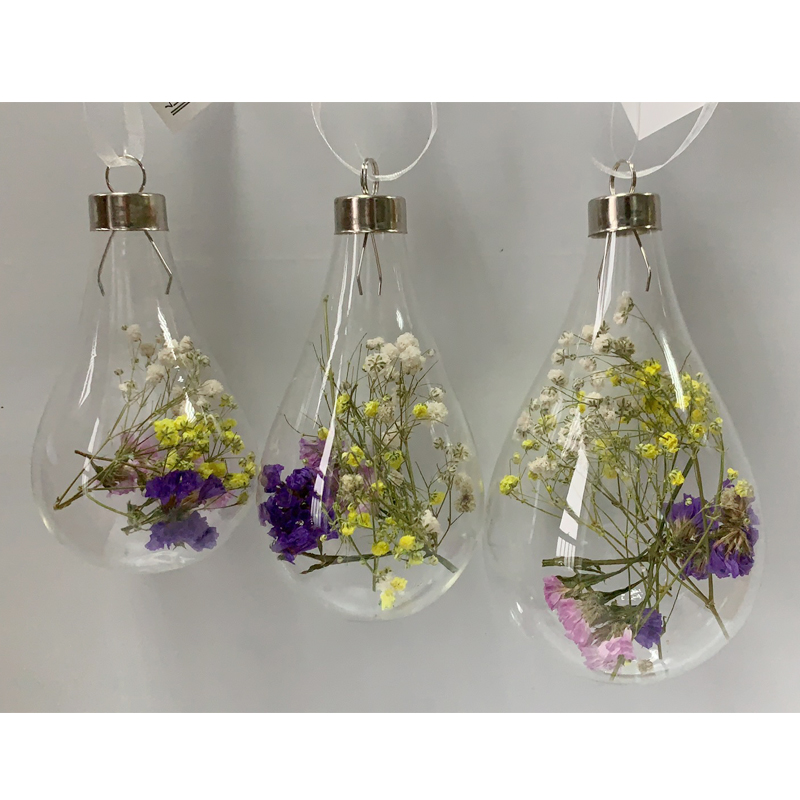 glass ball glass drop christmas hanging ornament