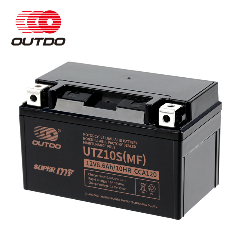 OUTDO Factory Activated Sealed MF motorcycle battery(VRLA Maintanance Free)