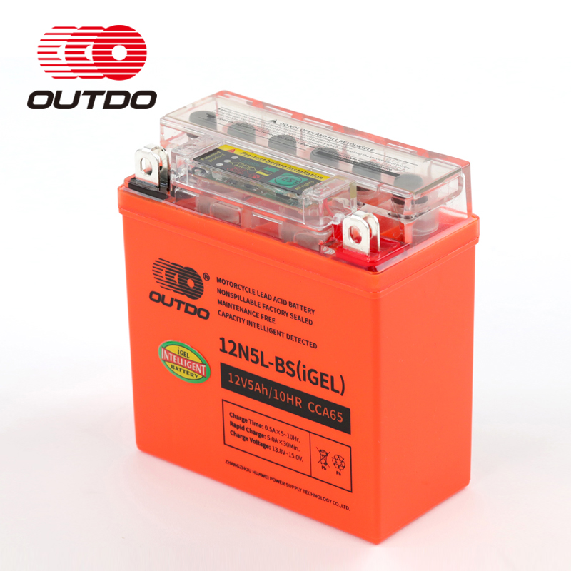 OUTDO iGEL Motorcycle Battery (Intelligent Detected)