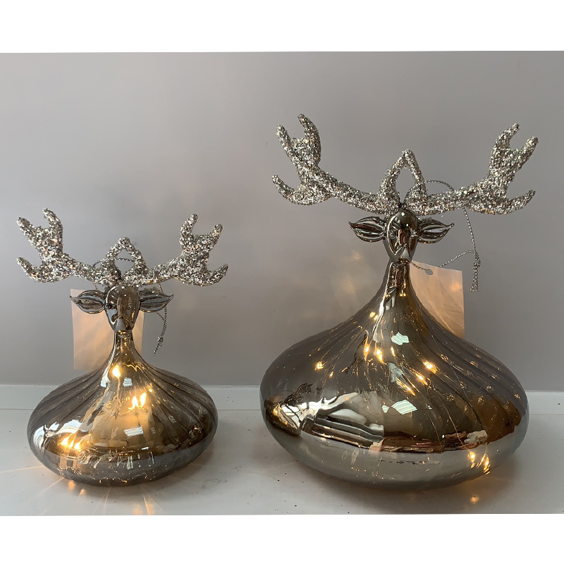 LED glass angel Christmas decoration