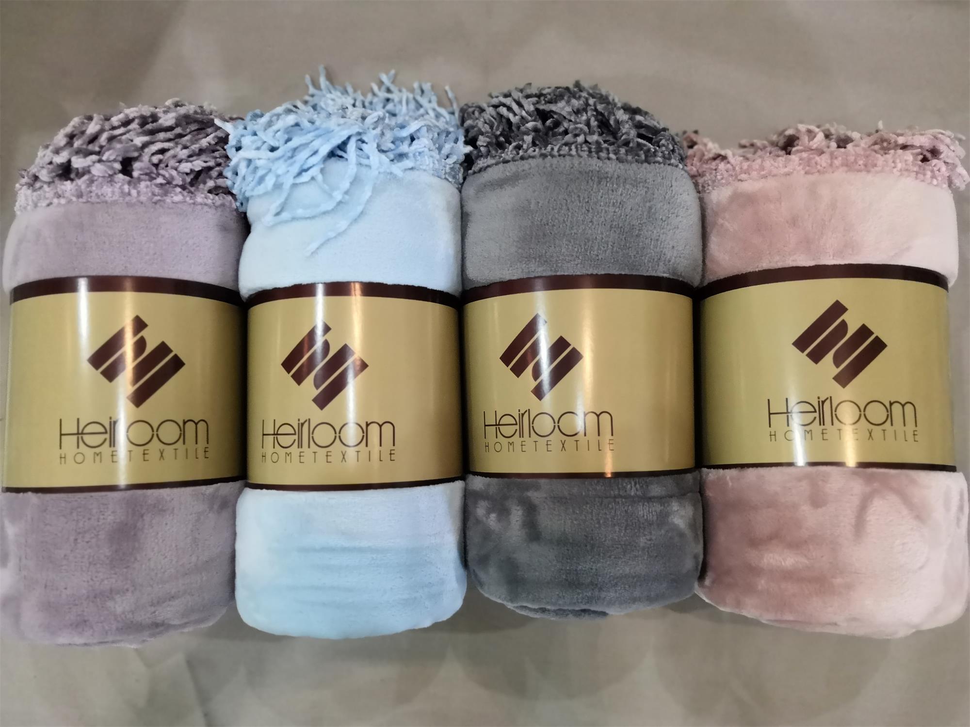 Flannel Blanket with Fringe