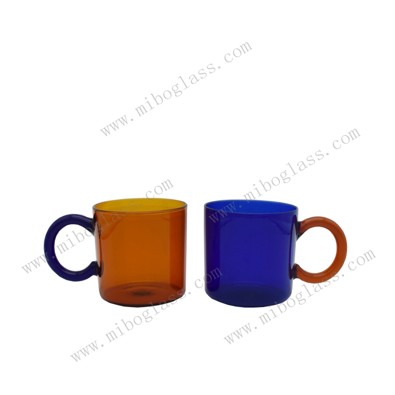 Double wall glass,coffee glass,coffe glass with handle,heat resistant coffee glass