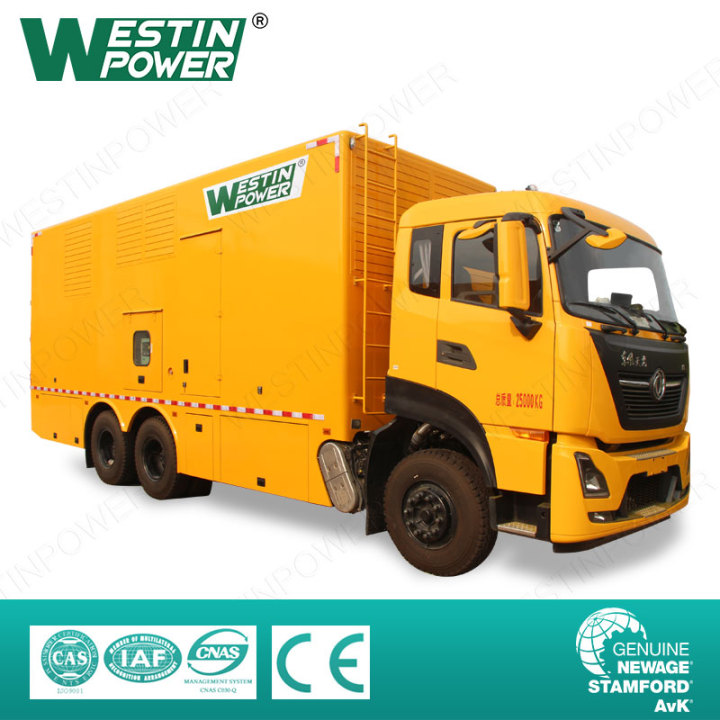 Emergency mobile power vehicle