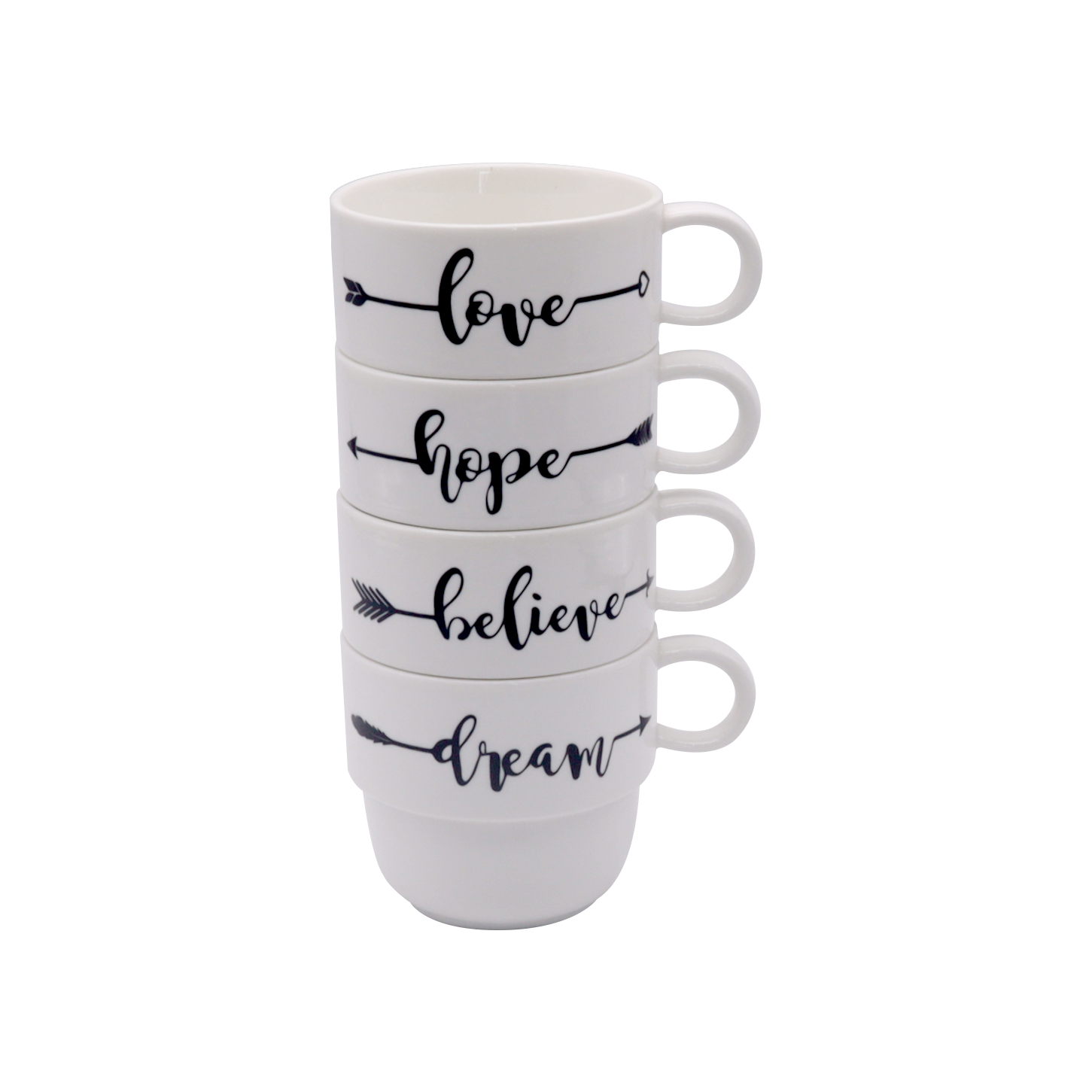 ZH1967-1 set of 4 stackable mug