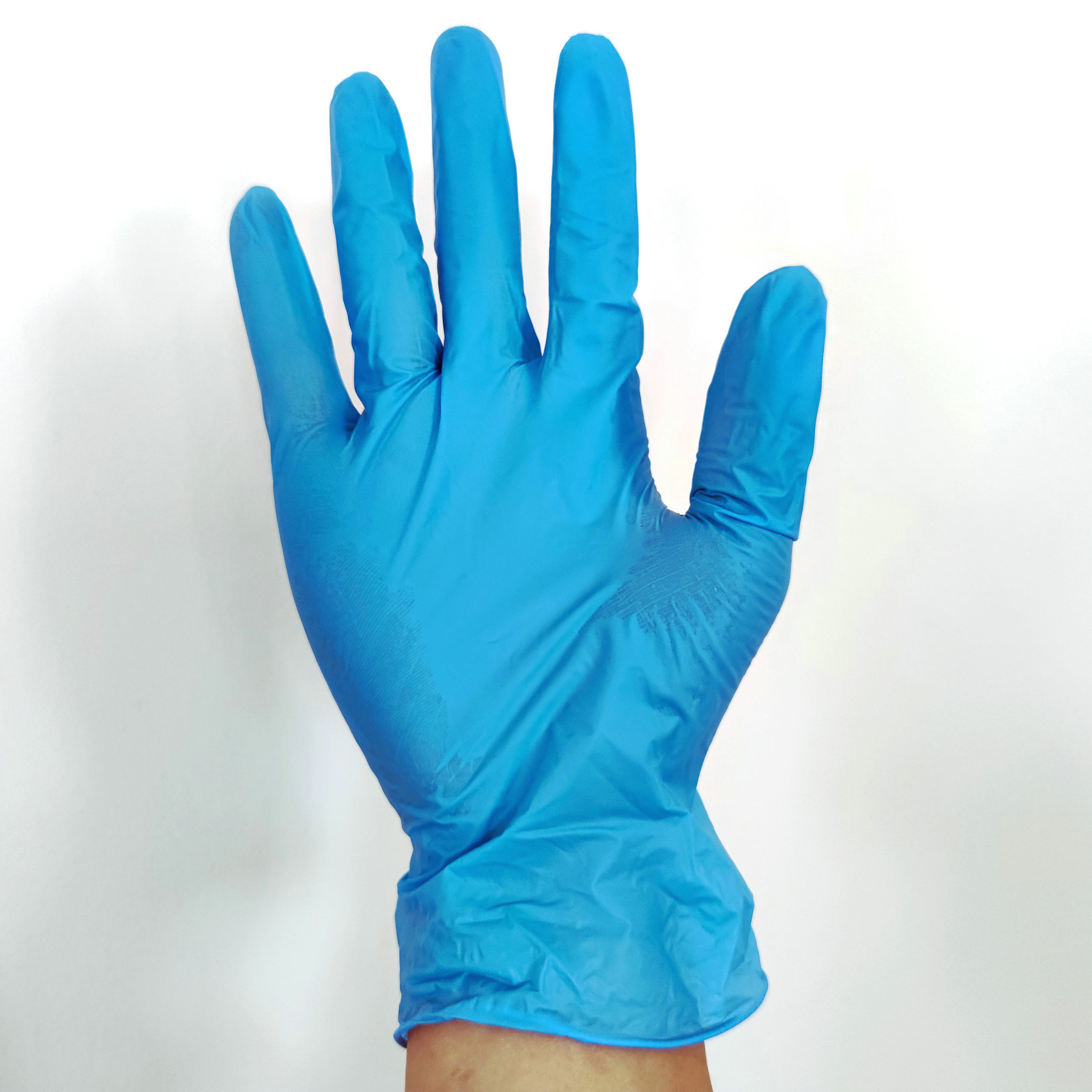 Disposable vinyl-nitrile glove