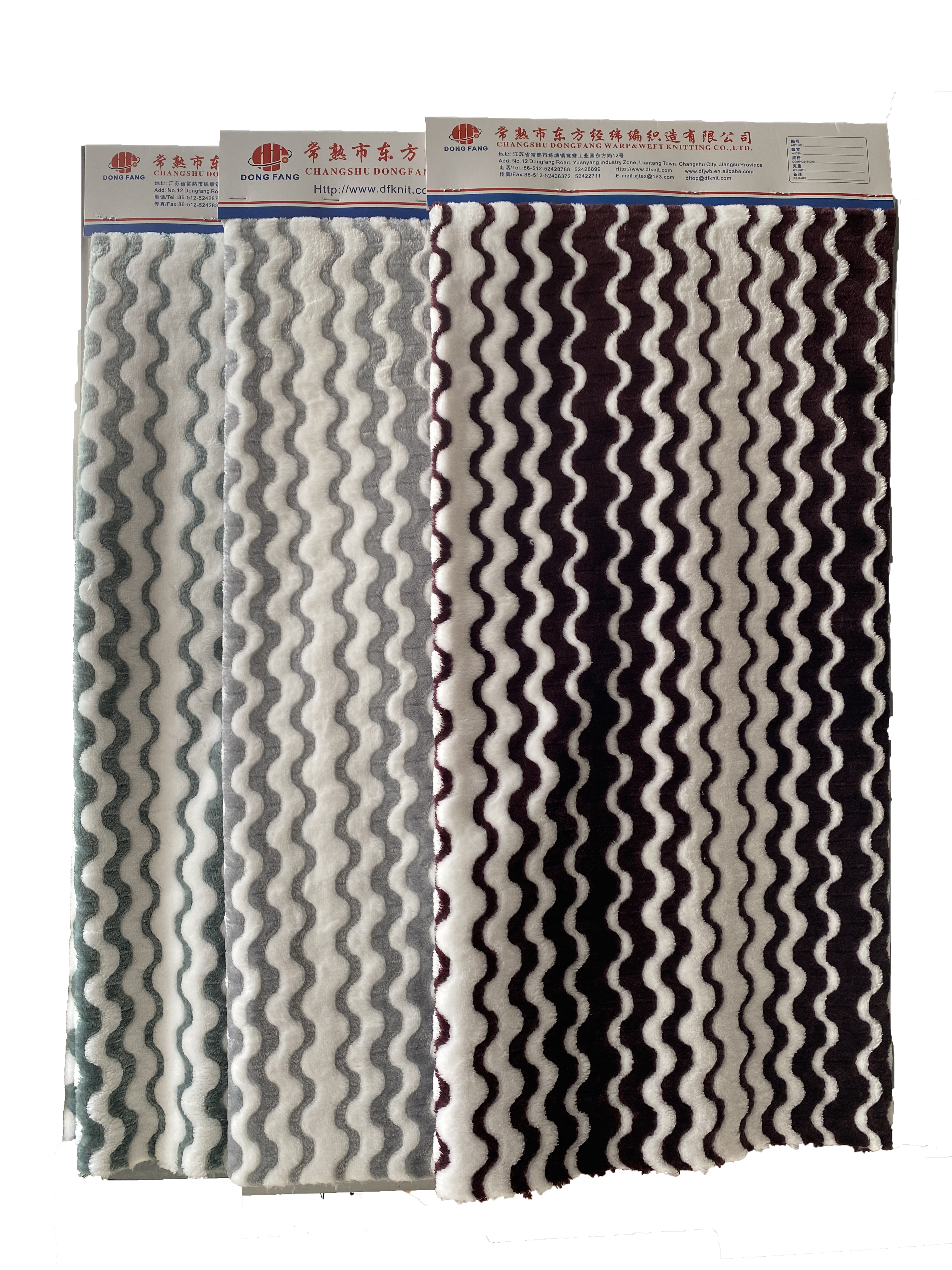 100%Polyester cationic jacquard flannel fabric