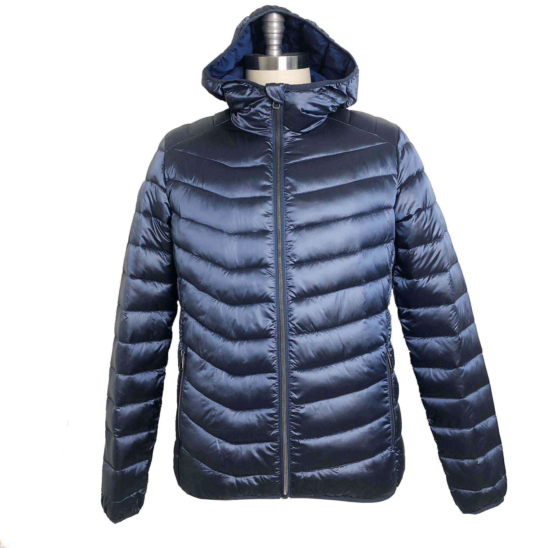 Mens Urban Fashion Hood Quilted Padding Jacket Short Coat