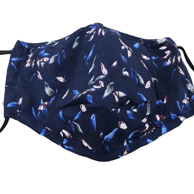 ladyies and mens woven fabric mask with individual filter insert