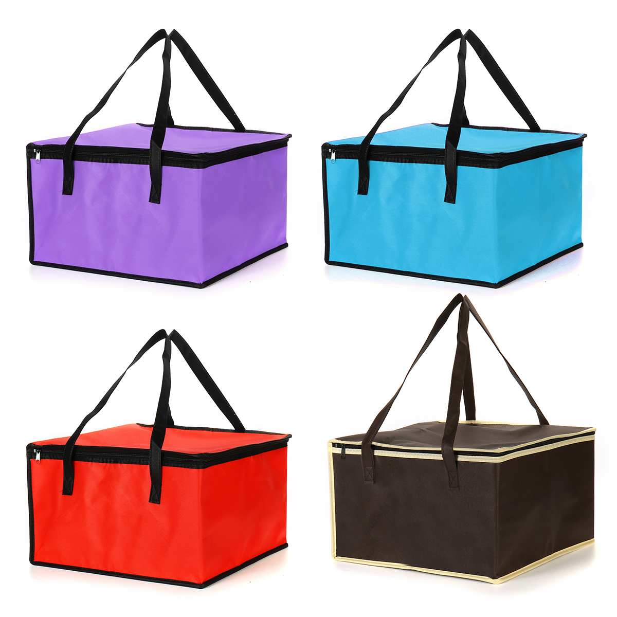 High Quality Cheap Price Thermal Carrier Insulated Commercial Food Delivery Bag With Aluminum Film