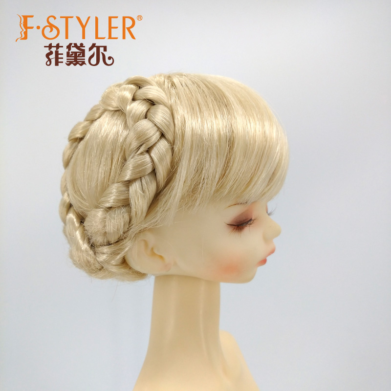 Bjd Sd Doll Wigs Synthetic Mohair Wig D346